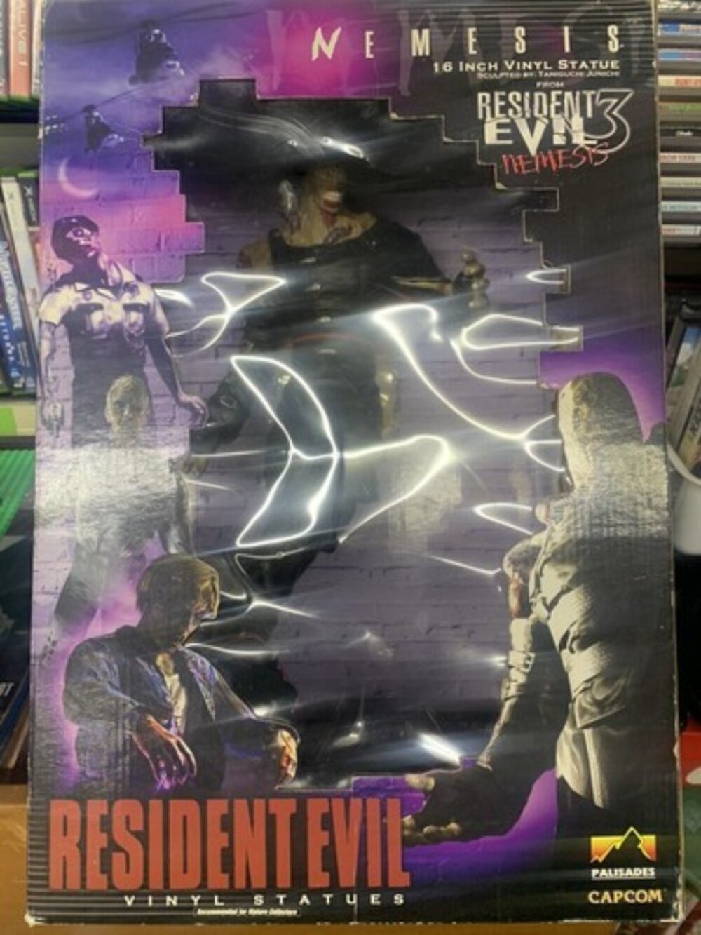 Resident Evil Nemesis 16" Vinyl Statue in Original Box | Palisades Capcom